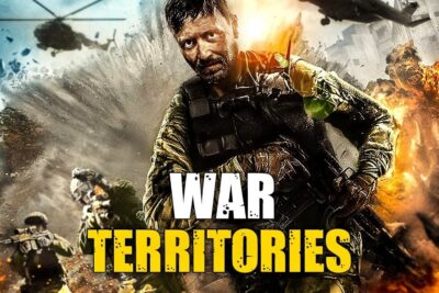 Grimy soldier in tactical gear advancing through explosions and helicopters on a chaotic battlefield, conveying a akseptere.