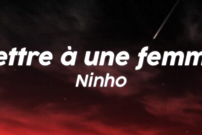 Bold white 'Lettre à une femme' title over a red-black sky with a meteor streak and a fremme touch