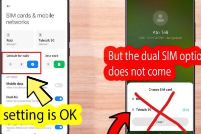 Akta xiaomi telefon screenshot showing SIM cards settings and missing dual SIM call option