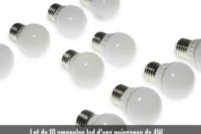 Multiple white ampoules traditionnelles with metal screw bases arranged on a white background.