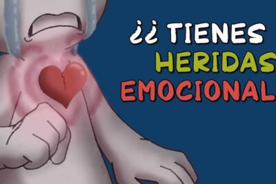 Illustration of a crying character clutching a glowing broken heart representing consecuencias emocionales 1