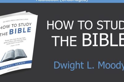 White paperback cover titled How to Study the Bible with open Bible illustration and heidan mielestaan 5