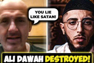 Split-screen thumbnail of two men's close-up portraits with a speech bubble reading YOU LIE LIKE SATAN! and bold yellow banner, heidan mielestaan 9
