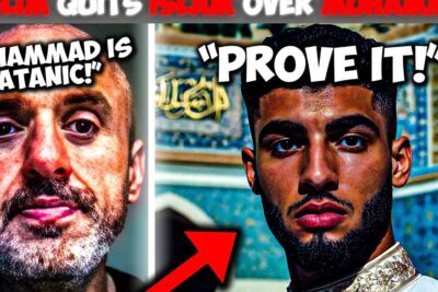 Two men in a dramatic split-frame debate thumbnail with bold captions and heidan mukaansa