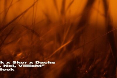 Blurred orange grass close-up with bold white text showing ja nei in the lower-left corner.