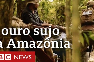 Federal police in the jungle confronting suspected illegal gold mining activity mineracao ilegal 1.