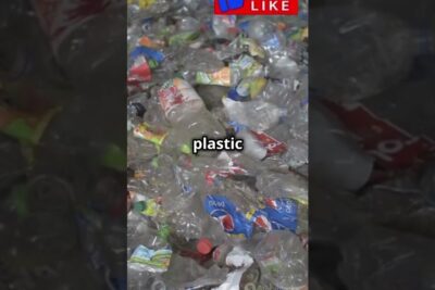 Close-up pile of discarded plastic bottles and mixed packaging, olja energikalla 1.