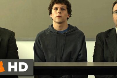 Young man in a hoodie seated between two suited men at a table for socialt netvark 1