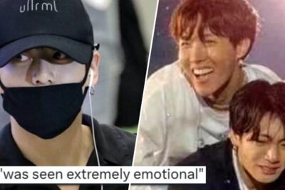 Split-frame image of a masked person in a black cap with earbud on the left and two companions laughing and emotional on the right, uskovat etta 15.